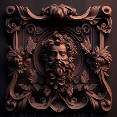 3D model st baroque (STL)